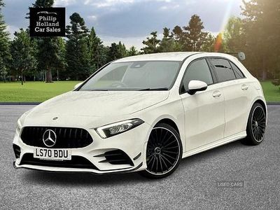 Used Mercedes A180 AMG line 2020 White Hatchback