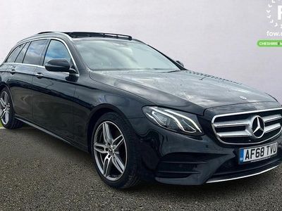 Black Used 2018 Mercedes E220 AMG Line Premium Estate | £22,699 (Fair price)