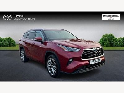 Red Used 2021 Toyota Highlander SUV | £35,856 (Fair price)