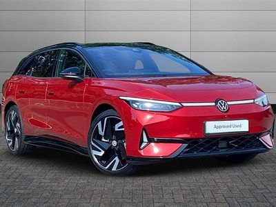 Kings red with black roof Used 2025 VW ID.7 GTX Hatchback | £43,990 (Good price)