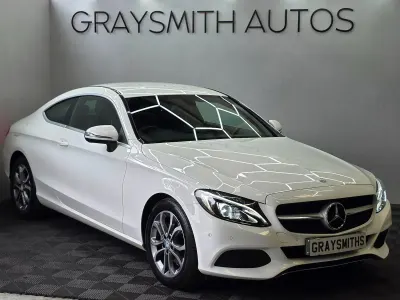 Used Mercedes C220 170 HP (125 kW) 2016 White Coupe