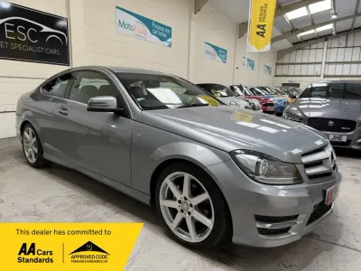 Used Mercedes C220 Sport Edition 170 HP (125 kW) 2015 Silver Coupe