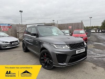 Used Land Rover Range Rover Sport SVR 575 HP (422 kW) 2019 Grey SUV