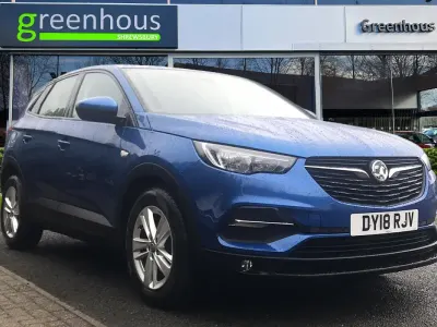 Used Vauxhall Grandland X 120 HP (88 kW) 2018 Blue SUV