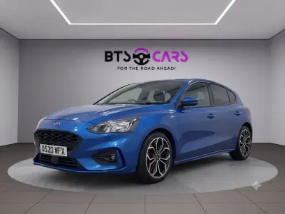 Used Ford Focus ST-Line X 125 HP (91 kW) 2020 Blue Hatchback