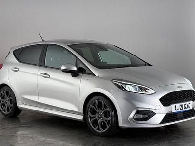 Used Ford Fiesta ST-Line 125 HP (91 kW) 2021 Silver Hatchback