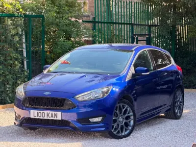 Used Ford Focus ST-Line 2017 Blue Hatchback