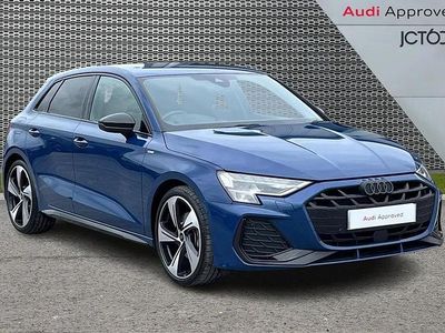 Used Audi A3 Black Edition 147 HP (108 kW) 2025 Blue Hatchback