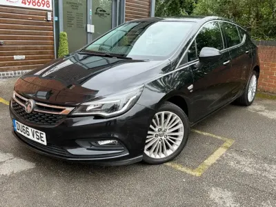 Used Vauxhall Astra Elite 136 HP (100 kW) 2017 Black Hatchback