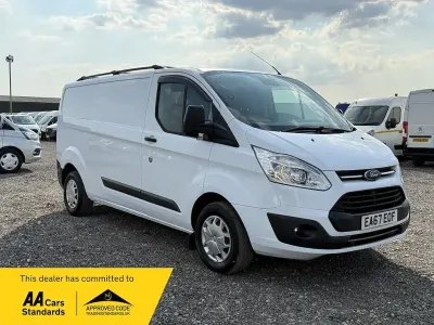 Used Ford Transit Custom Trend 105 HP (77 kW) 2017 White Van