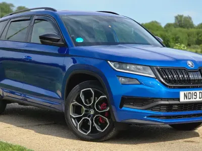 Used Skoda Kodiaq vRS 300 HP (220 kW) 2019 Blue SUV