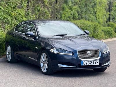 Begagnad Jaguar XF Premium Luxury 188 HK (138 kW) 2012 Blå Sedan