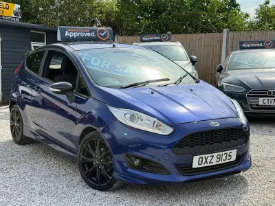 Used Ford Fiesta ST-Line 140 HP (102 kW) 2017 Blue Hatchback