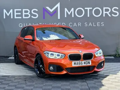 Used BMW 118 M Sport 136 HP (100 kW) 2016 Orange Hatchback