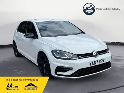 Used VW Golf VII R 2017 White Hatchback