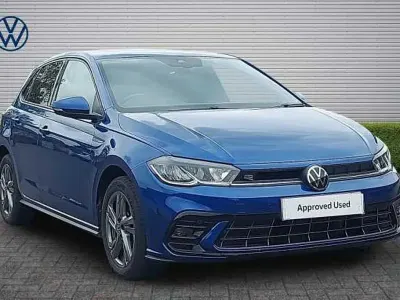 Used VW Polo R-line 95 HP (69 kW) 2022 Blue Hatchback