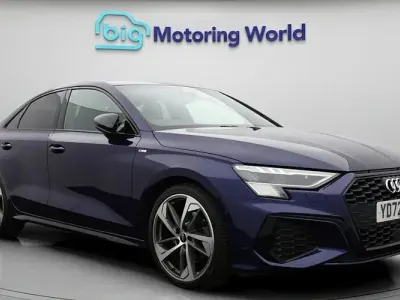 Used Audi A3 S-Line 150 HP (110 kW) 2022 Blue Sedan