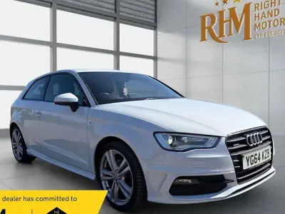 Used Audi A3 Sportback S-Line 184 HP (135 kW) 2014 White Hatchback