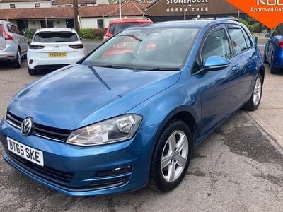 Used VW Golf VII Match 110 HP (80 kW) 2015 Blue Hatchback