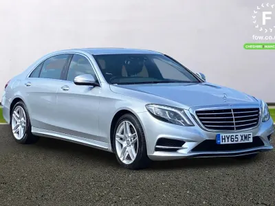 Used Mercedes S350L AMG line 258 HP (189 kW) 2015 Silver Sedan