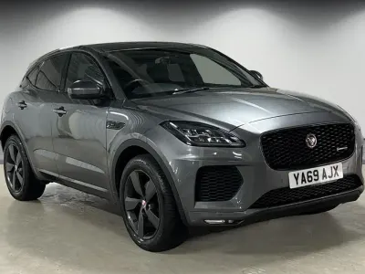 Used Jaguar E-Pace Chequered Flag 180 HP (132 kW) 2019 Exterior paint  corris grey SUV
