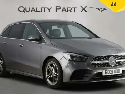 Used Mercedes B200 AMG line 163 HP (119 kW) 2021 Grey Hatchback