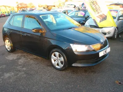 Used Skoda Fabia SE 90 HP (66 kW) 2015 Black Hatchback