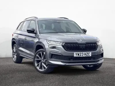 Used Skoda Kodiaq SportLine 150 HP (110 kW) 2023 Grey metallic SUV