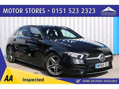 Used Mercedes A180 AMG line 2018 Black Hatchback