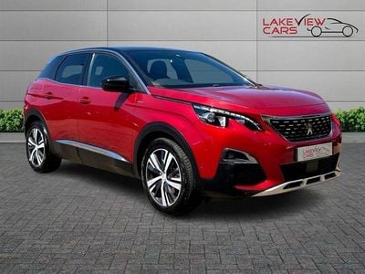 Red Used 2017 Peugeot 3008 GT-line SUV | £7,745 (Fair price)