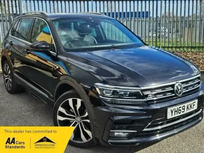 Used VW Tiguan R-line 190 HP (139 kW) 2019 Black SUV