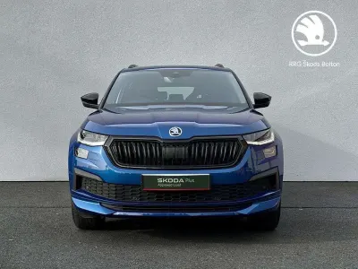 Used Skoda Kodiaq SportLine 187 HP (137 kW) 2023 Race blue metallic SUV
