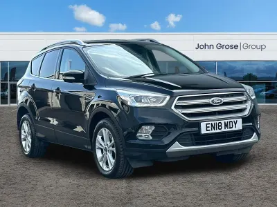 Used Ford Kuga Titanium 150 HP (110 kW) 2018 Black SUV