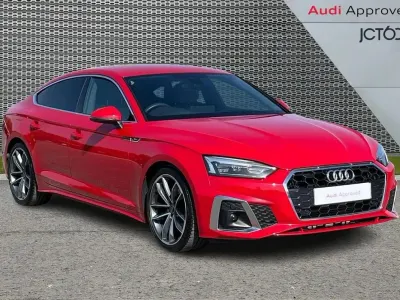 Used Audi A5 S-Line 147 HP (108 kW) 2024 Red Hatchback