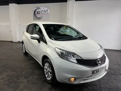 Begagnad Nissan Note Acenta Premium 2016 Vit Halvkombi