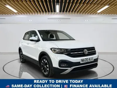 Usado VW T-Cross S 95 HP (69 kW) 2020 Branco SUV