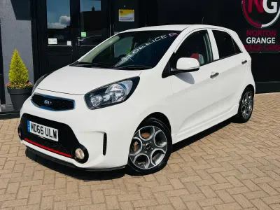 Used Kia Picanto Sport 84 HP (61 kW) 2017 White Hatchback