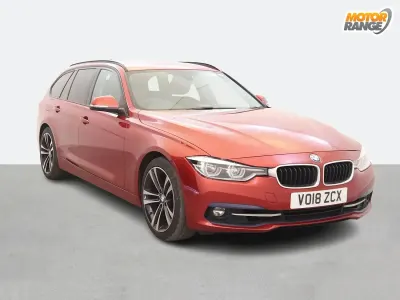 Used BMW 320 Sport Line 184 HP (135 kW) 2018 Orange Estate