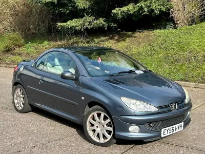 Used Peugeot 206 CC Allure 2006 Grey Cabriolet