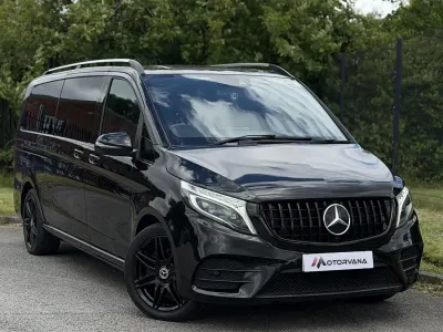 Used Mercedes V300 AMG line 2020 Black MPV
