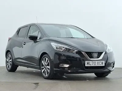 Used Nissan Micra Tekna 100 HP (73 kW) 2020 Black Hatchback