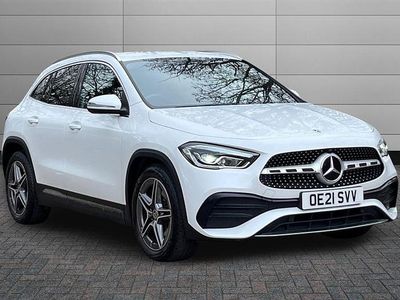 Used Mercedes GLA200 AMG line 163 HP (119 kW) 2021 Moonstone white SUV