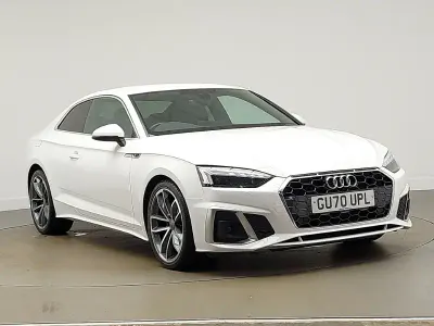 Used Audi A5 S-Line 163 HP (119 kW) 2020 White Coupe
