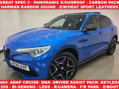 Begagnad Alfa Romeo Stelvio Ti 280 HK (205 kW) 2020 Blå SUV