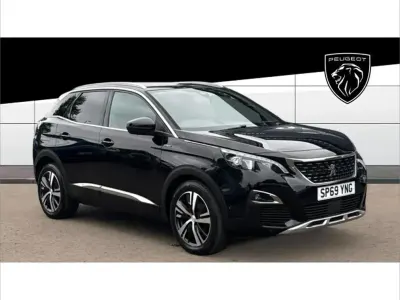 Used Peugeot 3008 GT-line 131 HP (96 kW) 2019 Black SUV