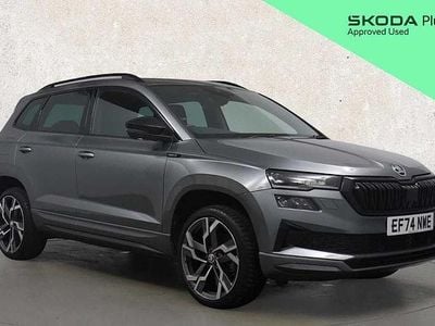 Used Skoda Karoq SportLine 150 HP (110 kW) 2024 Grey SUV