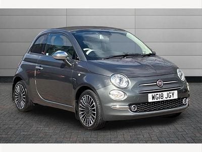 Used Fiat 500C Lounge 105 HP (77 kW) 2018 Grey Cabriolet