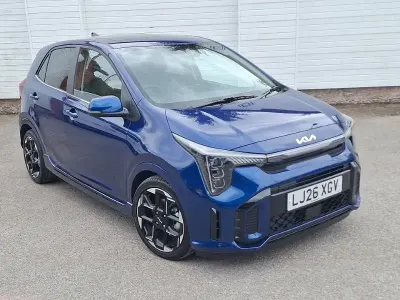 New Kia Picanto GT-Line S 68 HP (50 kW) 2026 Blue Hatchback