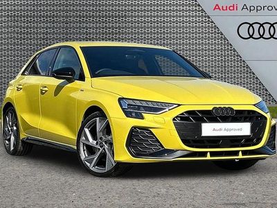 Used Audi A3 Black Edition 147 HP (108 kW) 2025 Yellow Hatchback