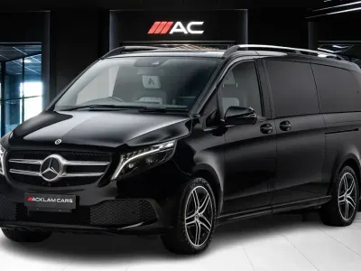 Used Mercedes V300 AMG line 2023 Black MPV